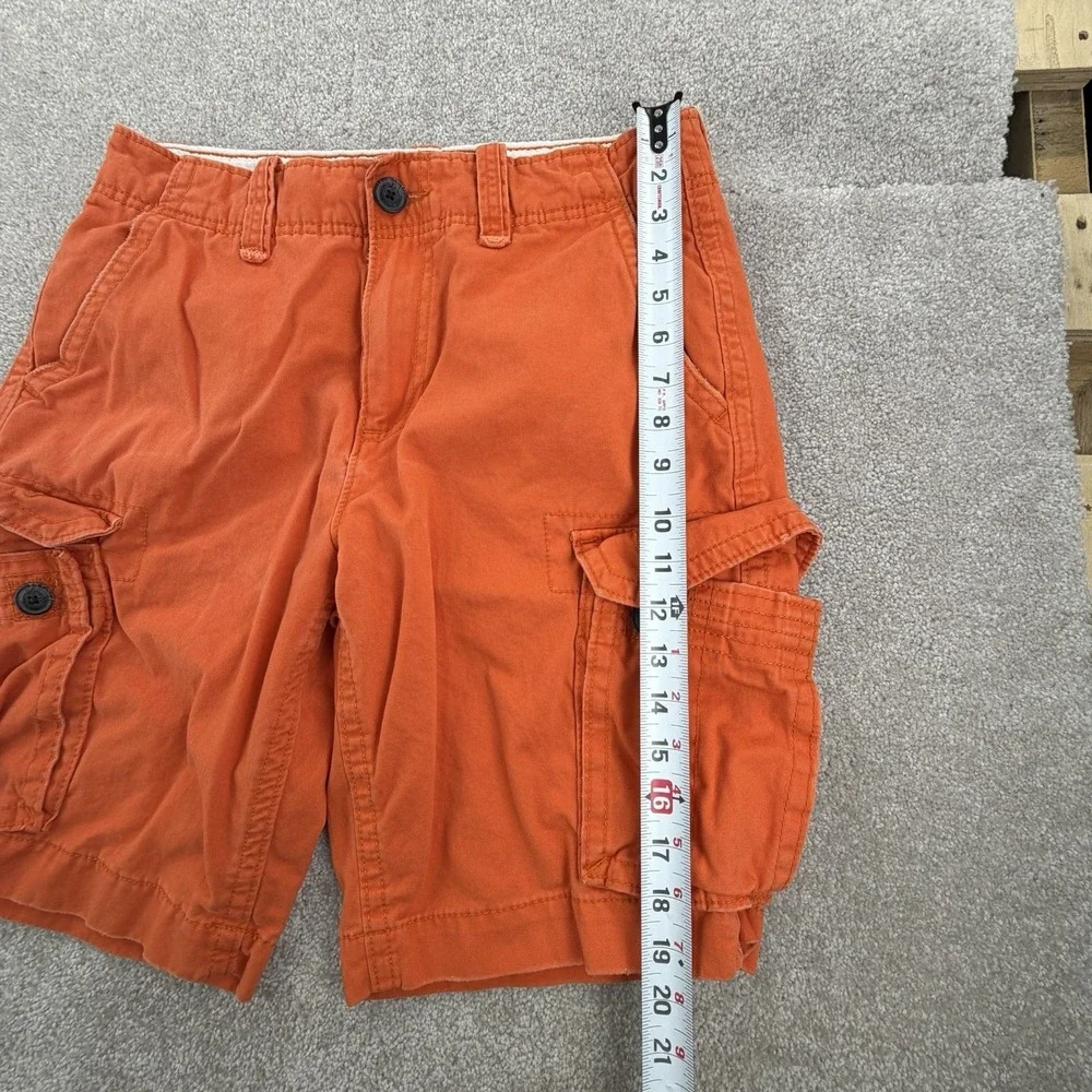 American‎ Eagle Cargo Shorts Orange Men's 30 Inseam 10